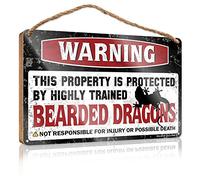 Warning This Property Is Protected By A Highly Trained Bearded Dragon1 For