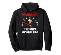 Warning: Thomas Needs Beer Pullover Hoodie
