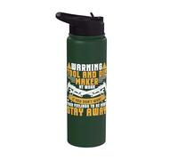 Warning Tool & Die Maker At Work - Stay Away Stainless Steel Insulated Water Bottle