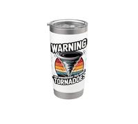 Warning Tornado Chaser Storm Chaser Stainless Steel Insulated Tumbler