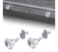 Warning Triangle Hatch Knobs for Land Rover Defender L663 - Silver