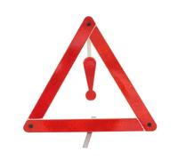 Warning Triangles - Foldable Reflective Road Safety Sign | ABS Construction With Bright Red Panels, Car Truck RV SUV Breakdown Alert For Dark Roads Highways Parking