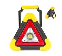 Warning Triangles for Cars, Waterproof Safety Triangle LED, Flashing Warning Triangles, with 4 Lighting Modes, USB Rechargeable Roadside Lights for Traffic Warnings Roadblocks Field Rescue (S)