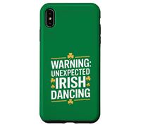 Warning Unexpected Irish Dancing Shamrock Fun Case for iPhone XS Max