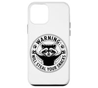 Warning Will Steal Your Snacks Raccoon Humor Case for iPhone 12 mini