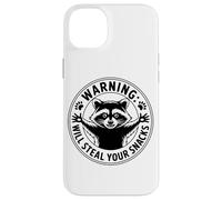 Warning Will Steal Your Snacks Raccoon Humor Case for iPhone 14 Plus