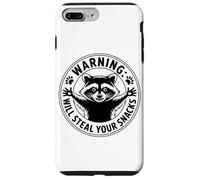 Warning Will Steal Your Snacks Raccoon Humor Case for iPhone 7 Plus/8 Plus