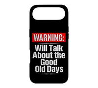 Warning Will Talk About the Good Old Days Funny Grandpa Case for iPhone Air
