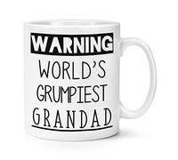 Warning World's Grumpiest Grandad 10oz Mug Cup