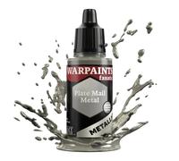 The Army Painter, Warpaints Fanatic Metallics Plate Mail Metal Single Acrylics, Miniature Hobby Painting, Quality Paint for Miniature Wargaming