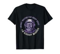 Warped Astronaut Retro Futuristic Space Graphic T-Shirt