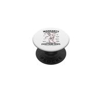 Warranty Expired Everything Hurts Funny Aging retirement PopSockets Adhesive PopGrip
