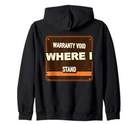 Warranty Void Humor Zip Hoodie