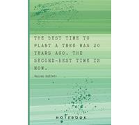 Warren Buffett Quote Notebook: The best time to plant a tree was 20 years ago. The second-best time is now.