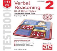 Warren J. Vokes 11+ Verbal Reasoning Year 5-7 GL & Other Styles Testbook 2 Paperback Warren J. Vokes Multicolor