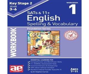 Warren J. Vokes KS2 Spelling & Vocabulary Workbook 1 Paperback Warren J. Vokes Multicolor