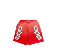 Warren Lotas playing cards track shorts - Red S-L-XL