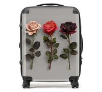 Warren Reed 3 Red And Pink Roses Suitcase - Large