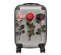 Warren Reed 3 Red And Pink Roses Suitcase - Small
