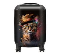 Warren Reed Bengal Cat And Hat Splashart Suitcase - Mini Cabin