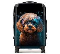 Warren Reed Cavapoo Dog Face Splashart Suitcase - Medium