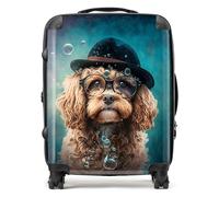 Warren Reed Cavapoo Dog Splashart Suitcase - Large