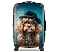 Warren Reed Cavapoo Dog Splashart Suitcase - Medium