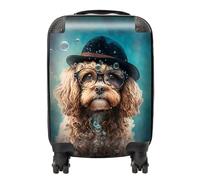 Cavapoo Dog Splashart Suitcase Warren Reed - Designer Multi Mini Cabin