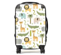 Warren Reed - Designer Cute Safari Animals Suitcase Cabin, Multi