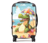 Warren Reed - Designer A Crocodile On A Beach Holiday Suitcase Cabin, Multi