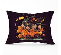 Warren Reed Designer A Magical Pumpkin Carriage Cushions 33Cm X 48Cm
