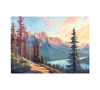 Warren Reed - Designer A Walk Through The Mountains Chopping Board Warren Reed - Designer Multicolor