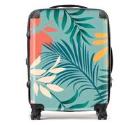 Warren Reed - Designer Abstract Bright Colorful Tropical Leaves Suitcase Large, Multi