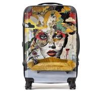 Warren Reed Abstract Face Behind Sofa Suitcase - Medium