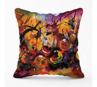 Warren Reed Designer Abstract Halloween Painting Cushions 45Cm X 45Cm