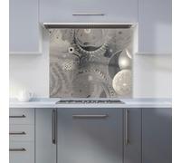 Warren Reed - Designer Abstract Moon Shapes Kitchen Splashback W900Mm X H750Mm, Multi