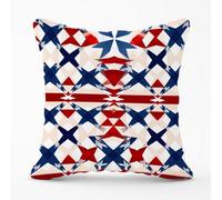 Warren Reed Designer American Flag Abstract Pattern Cushions 45Cm X 45Cm