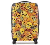Warren Reed - Designer Autumnal Skulls Pattern Suitcase - Lightweight Hard Case, TSA Lock, 4 Spinner Wheels