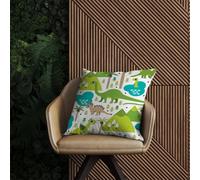 Warren Reed Designer Baby Dinosaur Print Outdoor Cushion 60Cm X 60Cm
