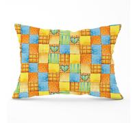 Warren Reed - Designer Baby Watercolour Blanket Pattern Cushions in Yellow | Size: 33 cm x 48 cm Warren Reed - Designer Yellow 33 cm x 48 cm