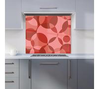 Warren Reed - Designer Baby Watercolour Blanket Pattern Kitchen Splashback in Red | Size: 900mm x 650mm Warren Reed - Designer Red 900mm x 650mm