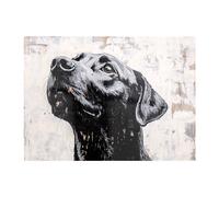Warren Reed - Designer Banksy Inspired Thoughtful Black Labrador Chopping Board Warren Reed - Designer Black