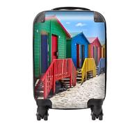 Warren Reed - Designer Beach Huts at Muizenberg Beach Suitcase - Lightweight Hard Case, TSA Lock, 4 Spinner Wheels
