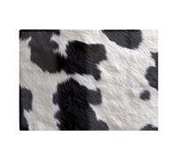 Warren Reed Designer Black And White Cow Hide Chopping Board