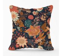 Warren Reed Designer Boho Chic Flower Cushions 45Cm X 45Cm