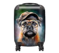 Border Terrier Dog Splashart Suitcase Warren Reed - Designer Multi Mini Cabin