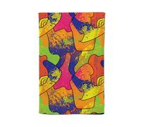 Warren Reed - Designer Bright Abstract Pattern Tea Towel in Yellow Warren Reed - Designer Yellow