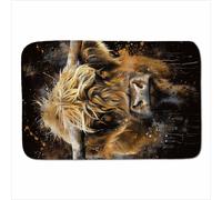 Warren Reed - Designer Bronze Splashart Highland Cow Sherpa Blanket | Size: Large Warren Reed - Designer Multicolor Large