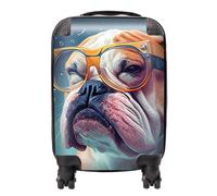 Warren Reed Bulldog Splashart Suitcase - Medium