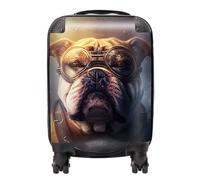 Warren Reed Bulldog Splashart Golden Suitcase - Mini Cabin